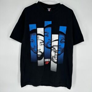 UNK NBA Oklahoma City Thunder Graphic T-Shirt Black Mens Large Durant Westbrook